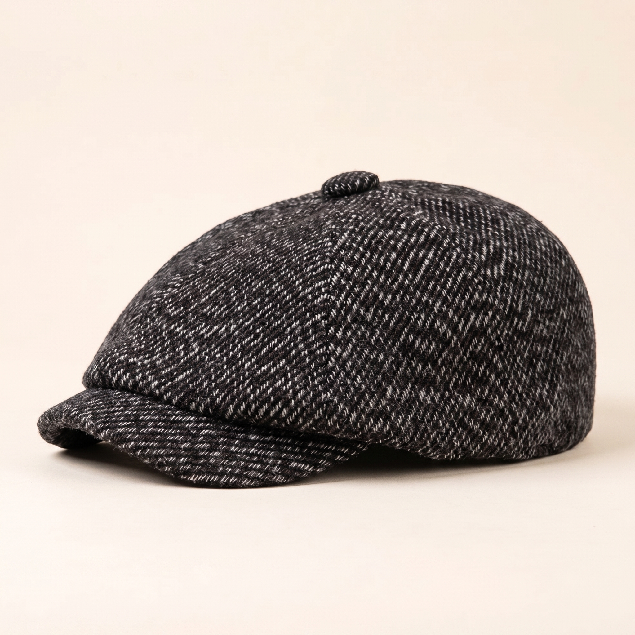 Casquette gavroche en tweed — LILLERS