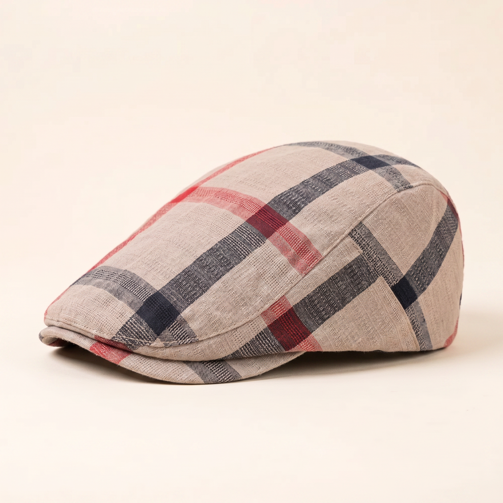 Casquette à carreaux rétro — BRETEUIL