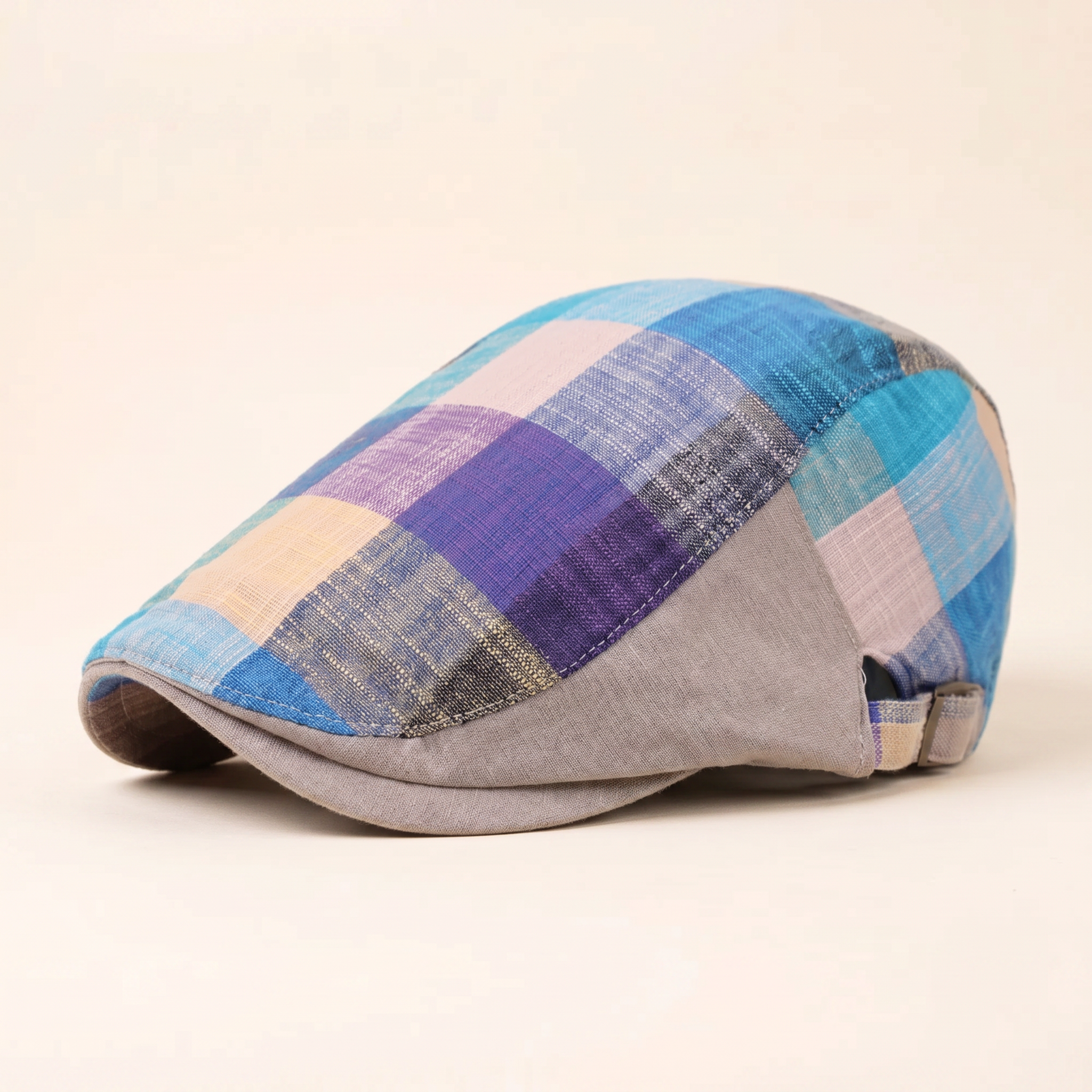 Casquette à carreaux rétro — BRETEUIL