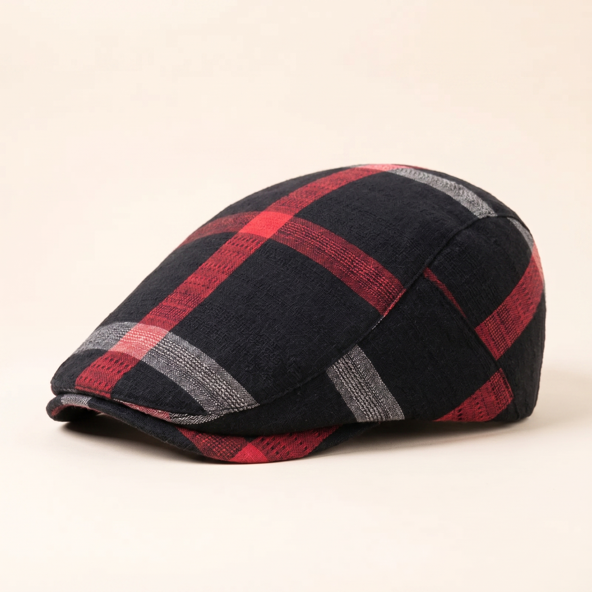 Casquette à carreaux rétro — BRETEUIL