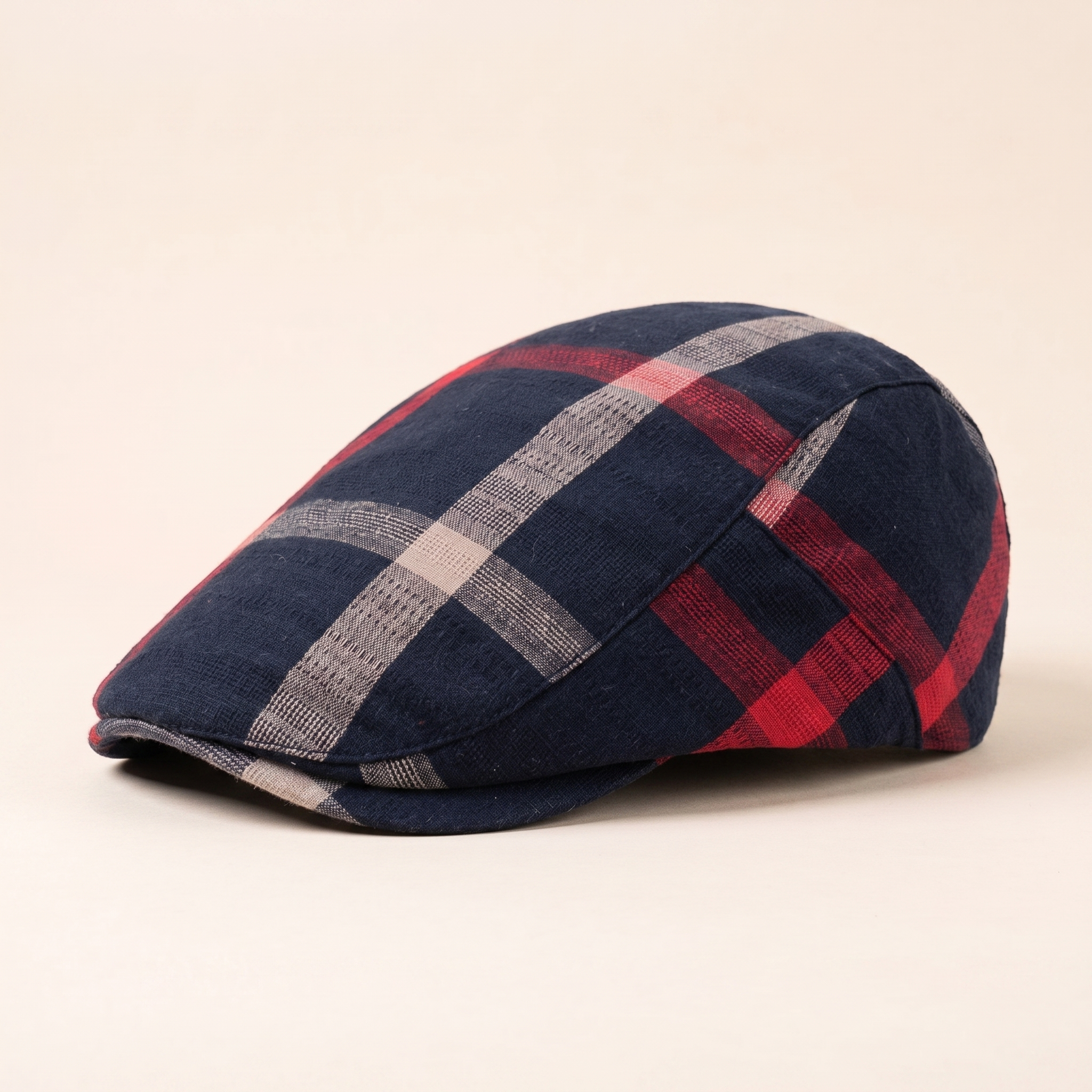 Casquette à carreaux rétro — BRETEUIL