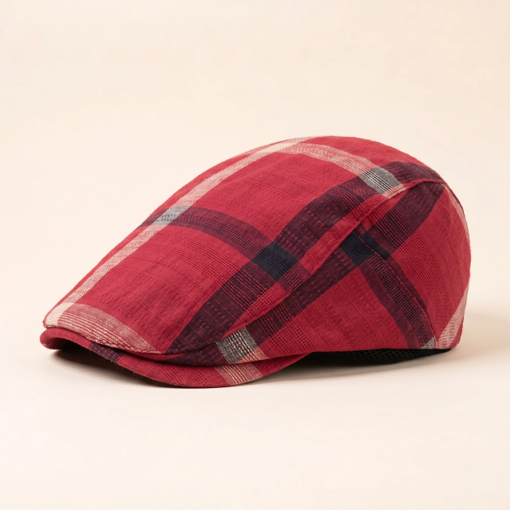 Casquette à carreaux rétro — BRETEUIL