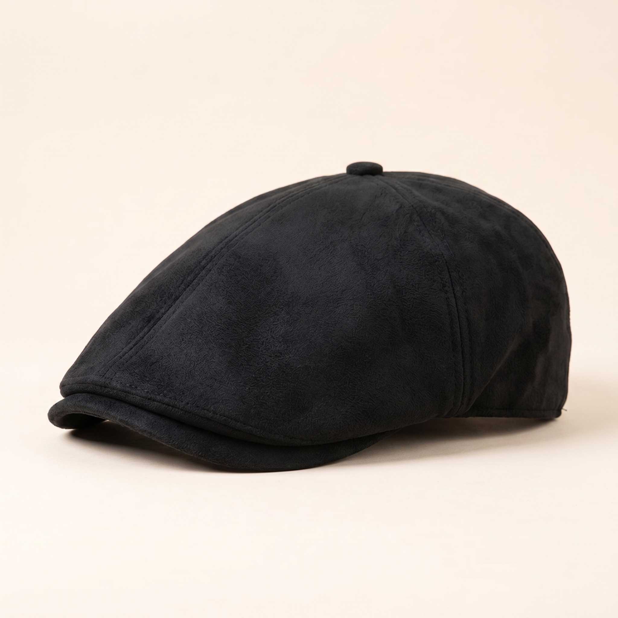 Casquette chaude en cuir mélangé — MONTREUIL