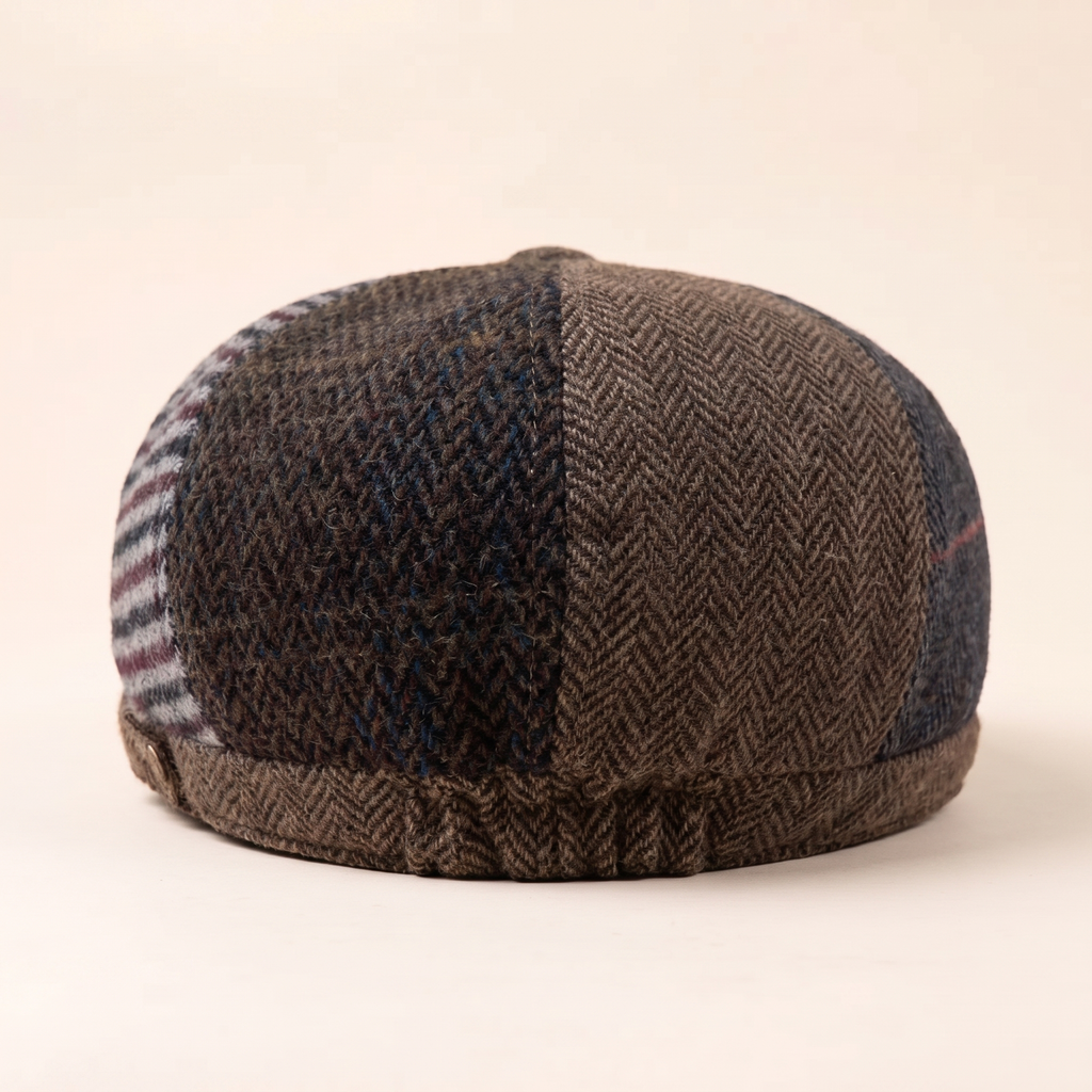 Casquette en laine patchwork — TRELON