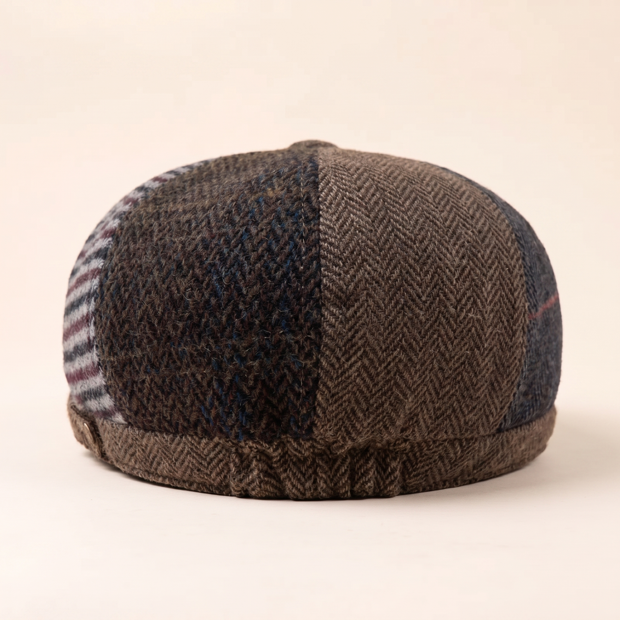 Casquette en laine patchwork — TRELON