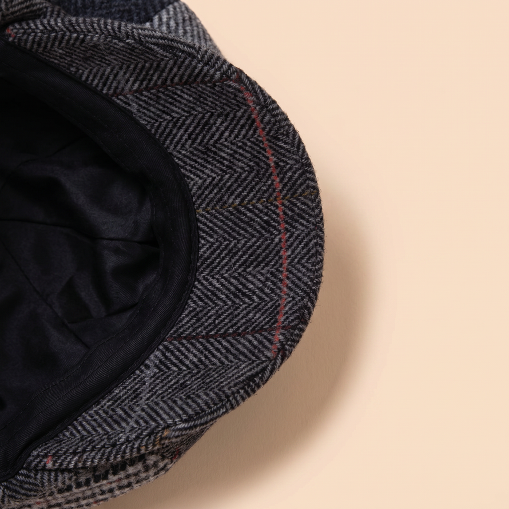 Casquette en laine patchwork — TRELON