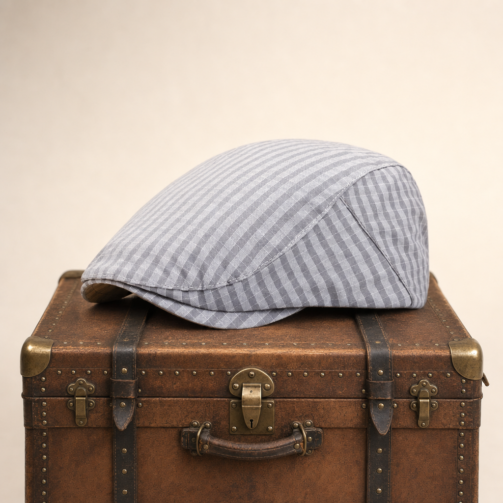 Casquette légère à carreaux fins — NAOURS