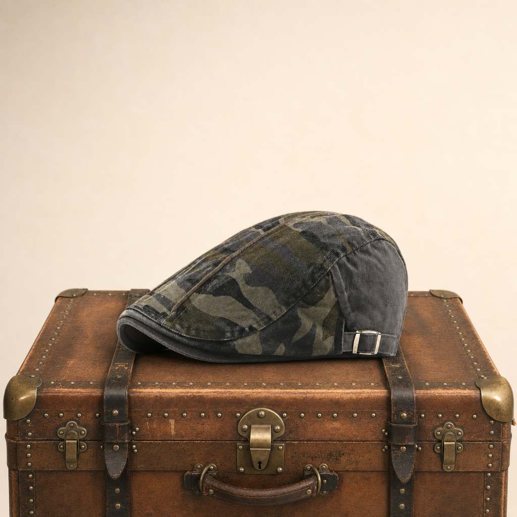 Casquette camouflage en coton — HALLENCOURT