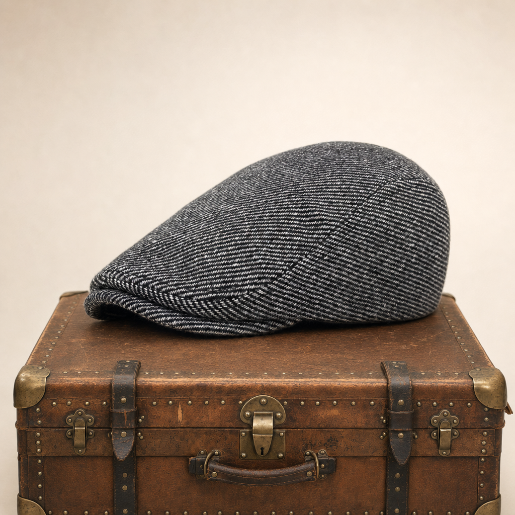 Casquette plate en tweed — BRAINE