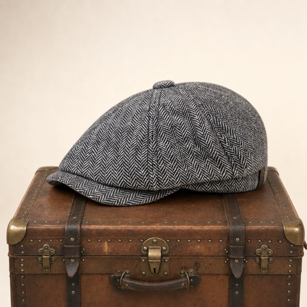 Casquette en laine à chevrons — WIMEREUX