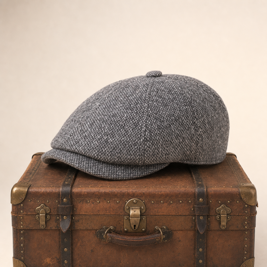 Casquette huit panneaux chinée — OISEMONT