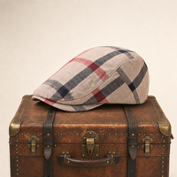 Casquette à carreaux rétro — BRETEUIL