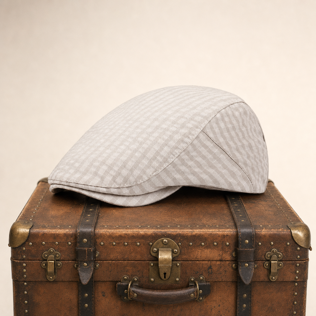 Casquette légère à carreaux fins — NAOURS