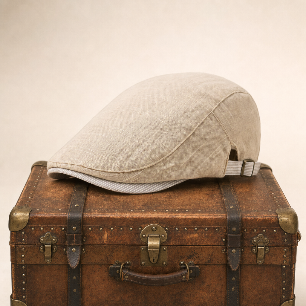 Casquette en lin du littoral — DENAIN