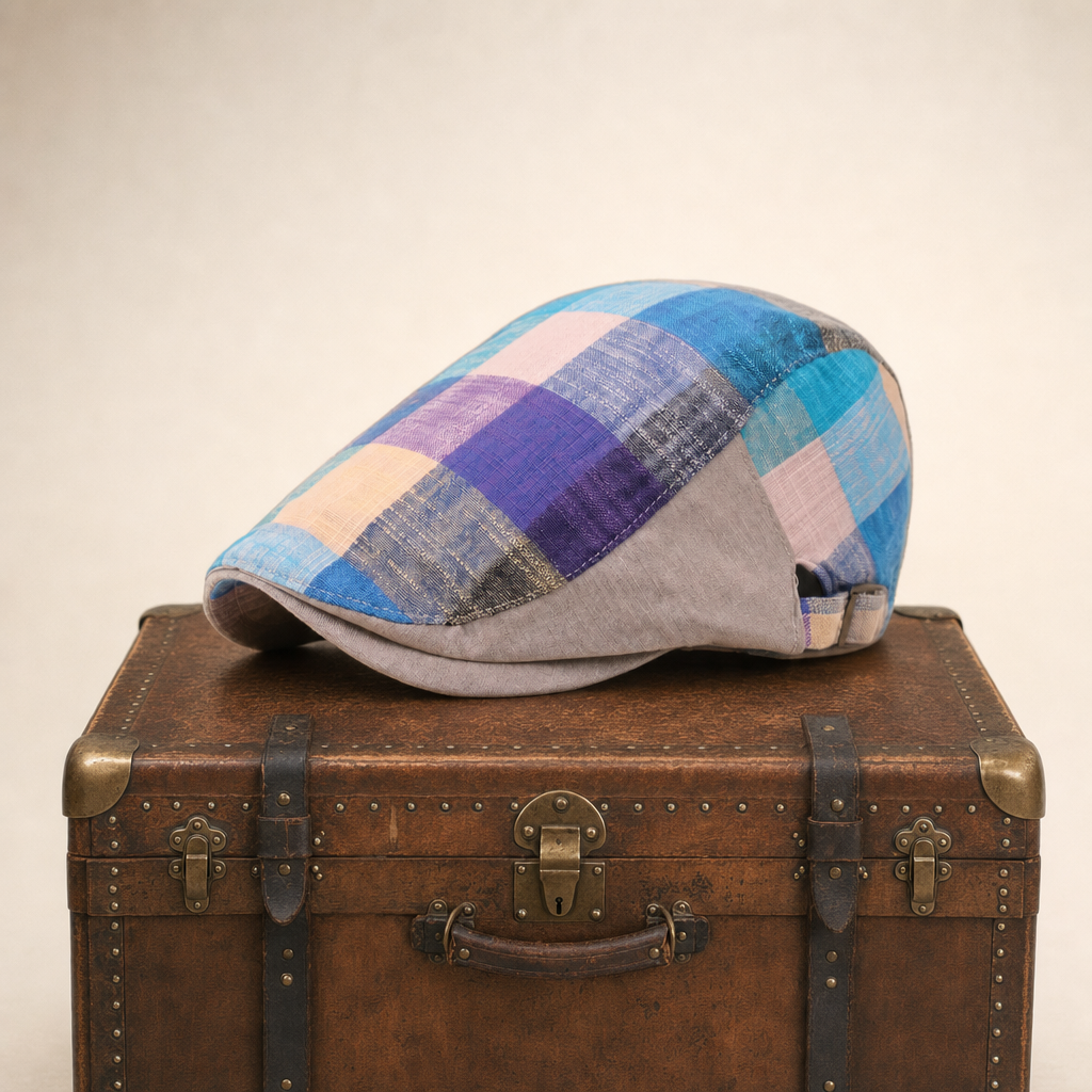 Casquette à carreaux rétro — BRETEUIL