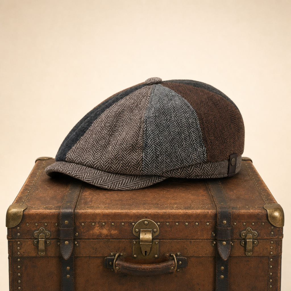Casquette en laine à chevrons — WIMEREUX