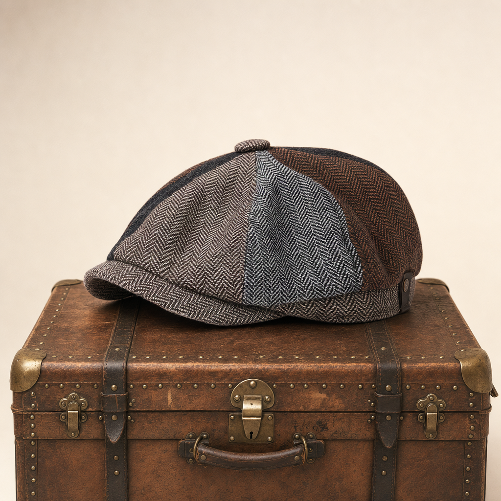 Casquette en laine à chevrons — SECLIN