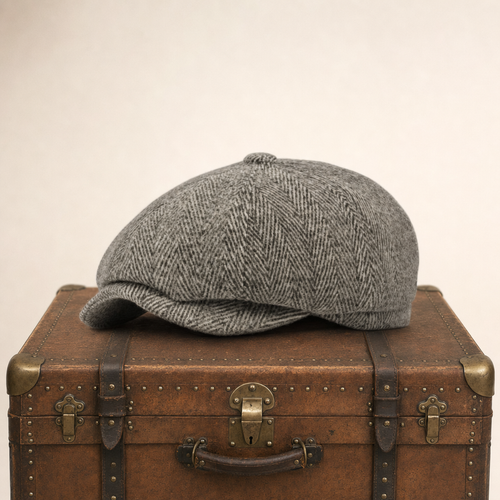 Casquette à chevrons et rabats — FAUQUEMBERGUES
