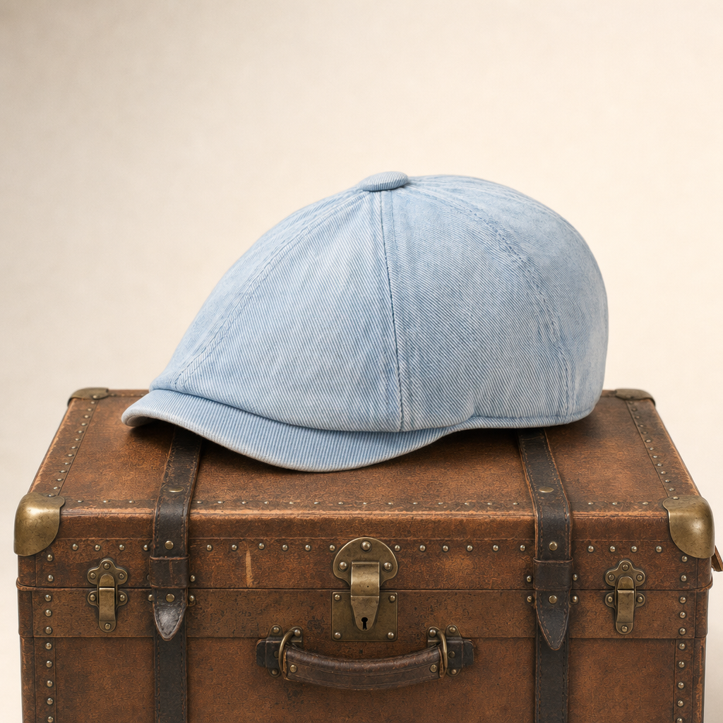 Casquette gavroche en denim — AILLY