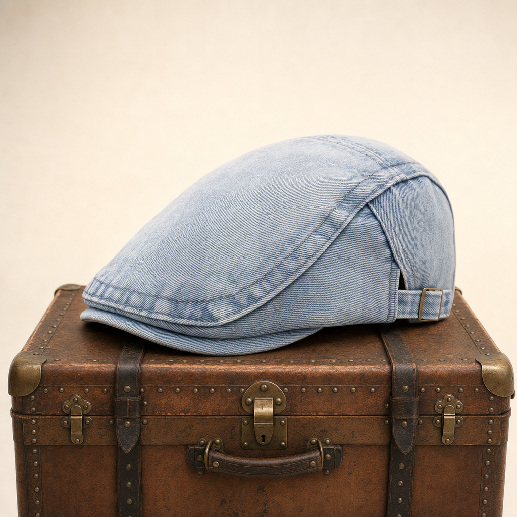 Casquette en denim délavé — DESVRES