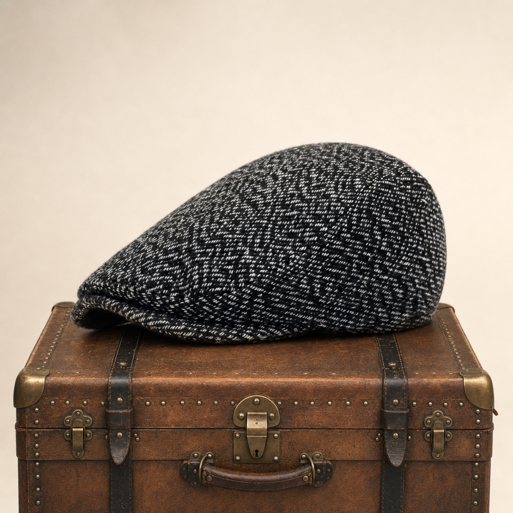 Casquette plate en tweed — BRAINE