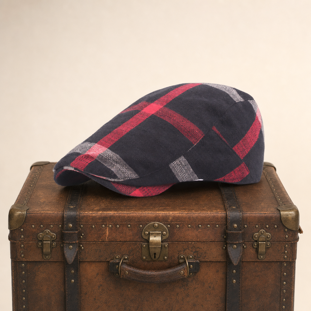 Casquette à carreaux rétro — RIBEMONT