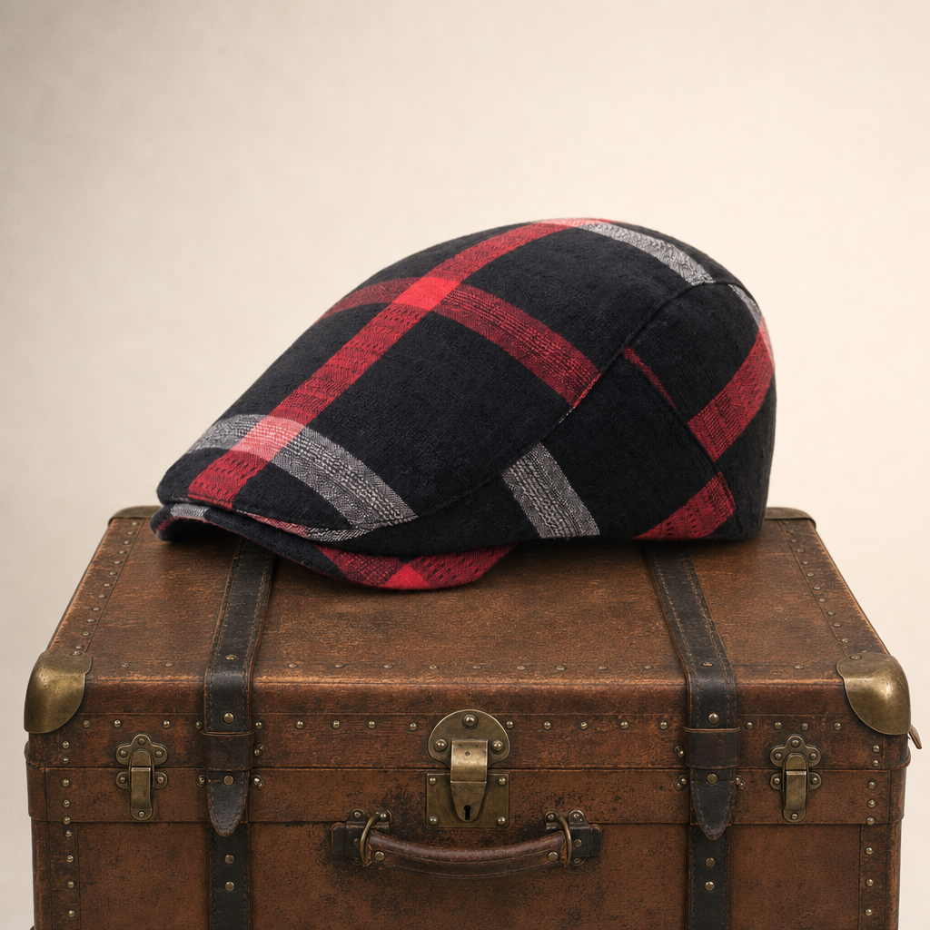 Casquette à carreaux rétro — BRETEUIL