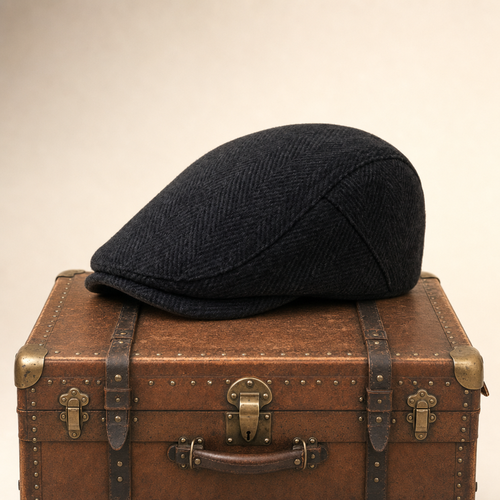 Casquette en laine à chevrons — MARCHIENNES