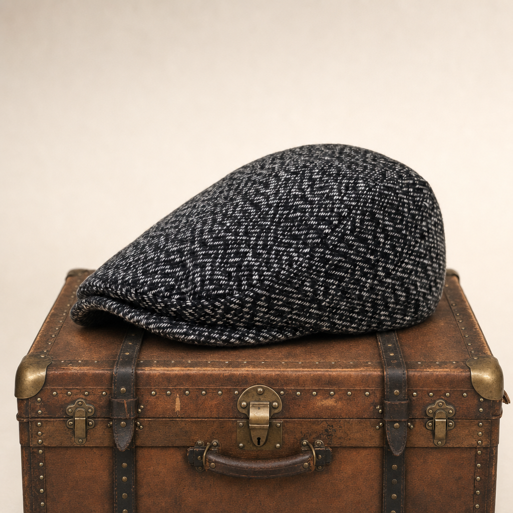 Casquette plate en tweed — BRUAY
