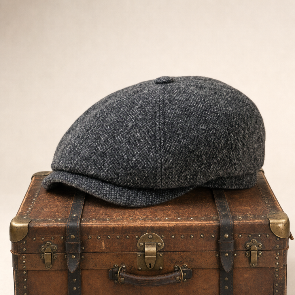 Casquette huit panneaux chinée — OISEMONT