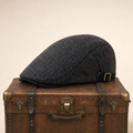 Casquette driver en laine à chevrons — CHOCQUES