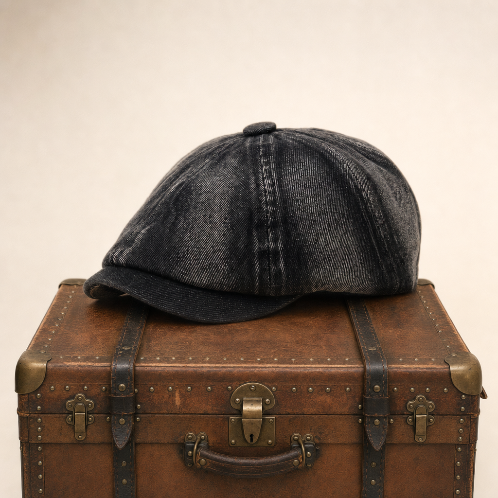 Casquette gavroche en denim — AILLY