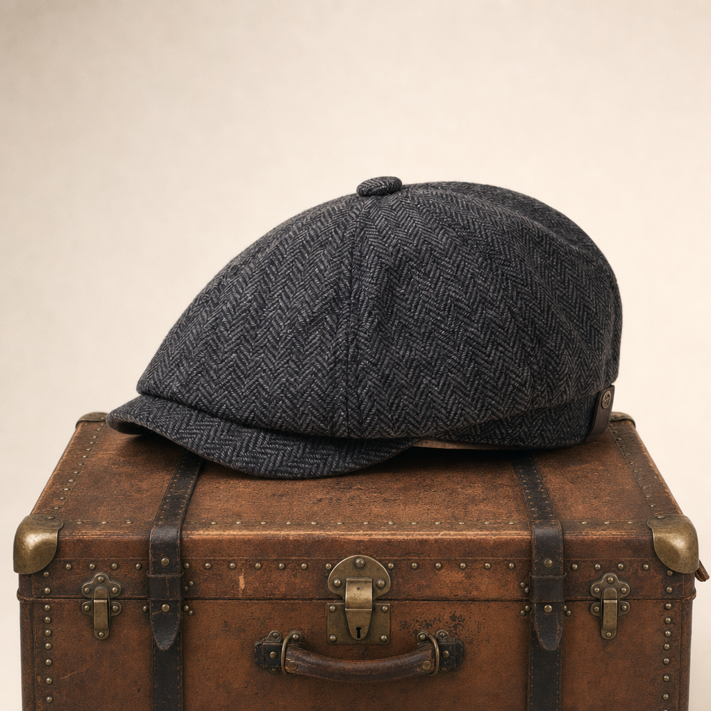 Casquette en laine à chevrons — WIMEREUX