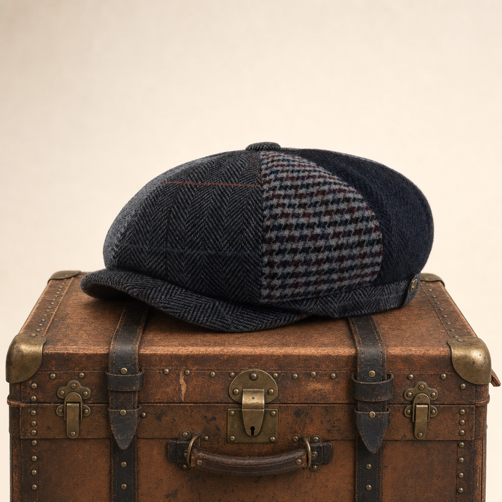 Casquette en laine patchwork — CAMPAGNE