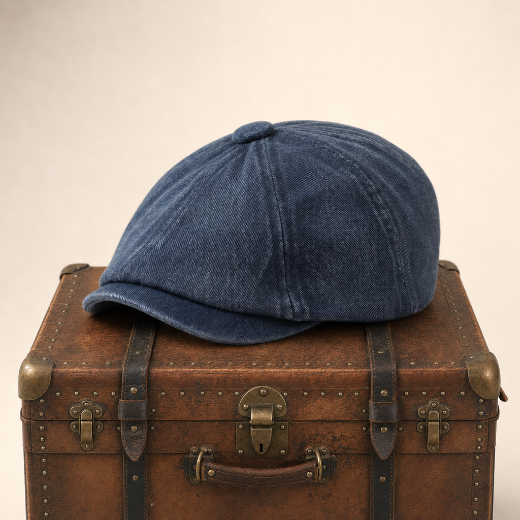 Casquette gavroche en denim — AILLY