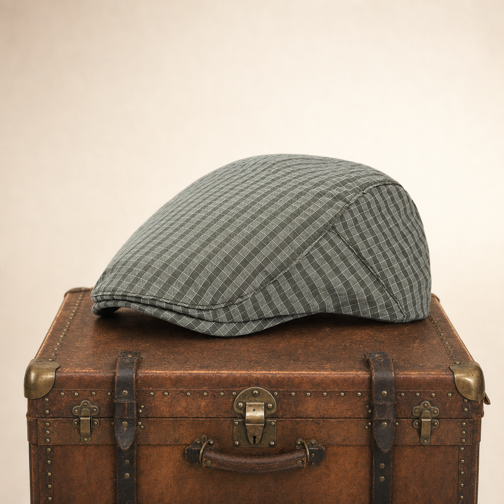 Casquette légère à carreaux fins — NAOURS