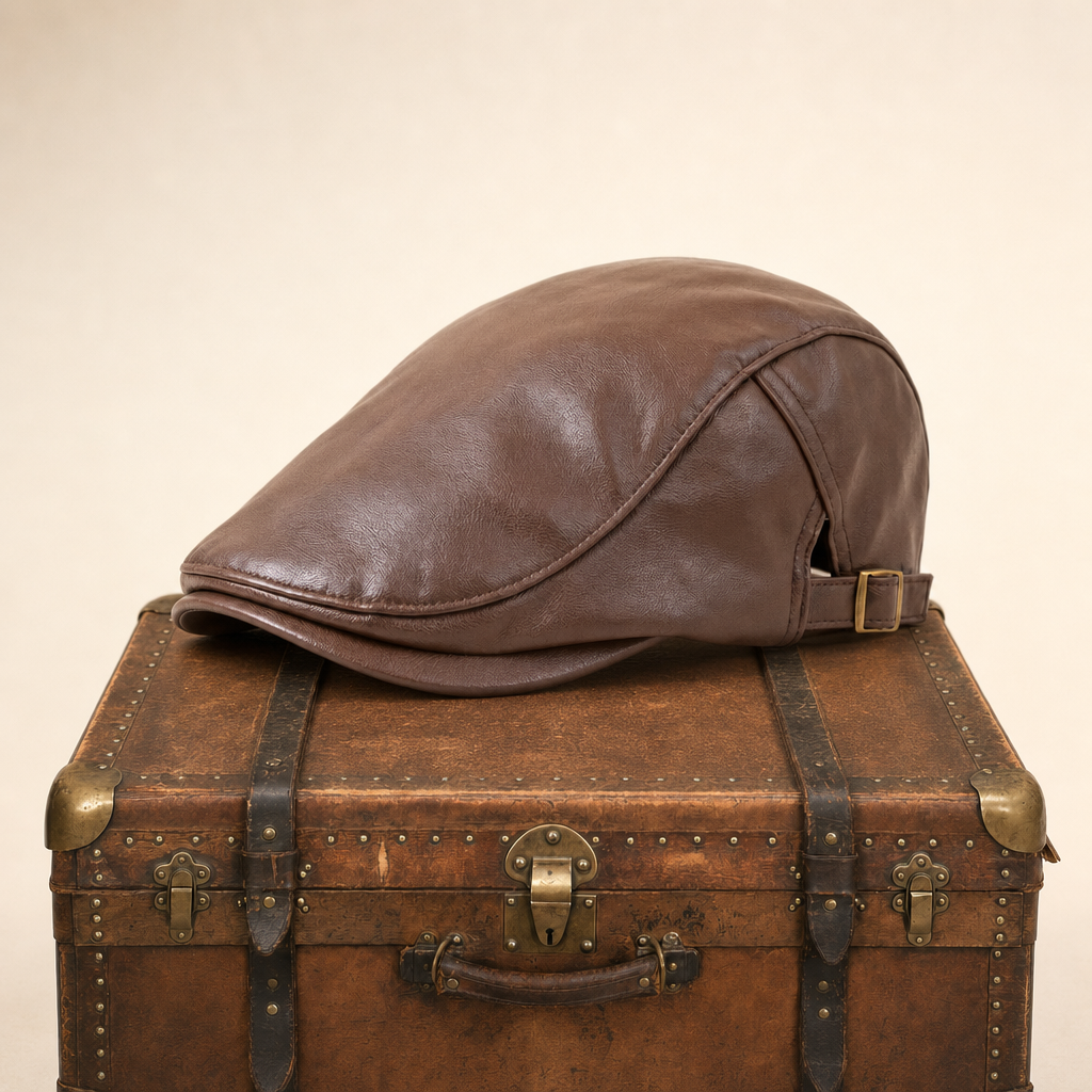 Casquette driver en cuir — CASSEL