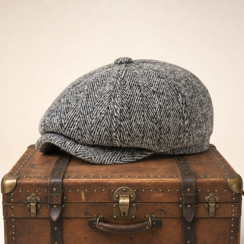 Casquette à chevrons et rabats — BULLES