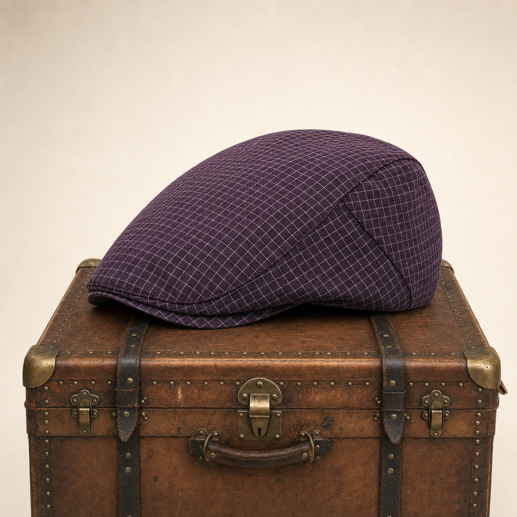Casquette légère à carreaux fins — NAOURS