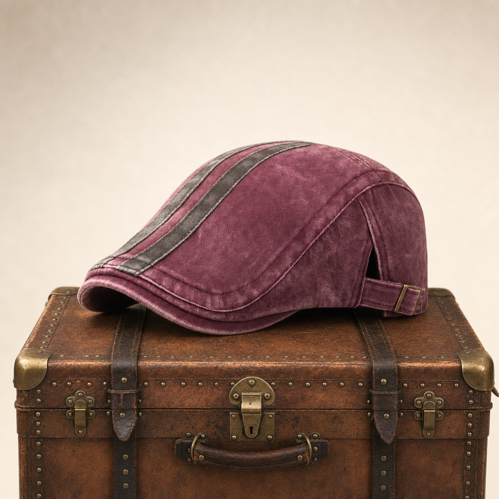 Casquette en denim rayé — AUNEUIL