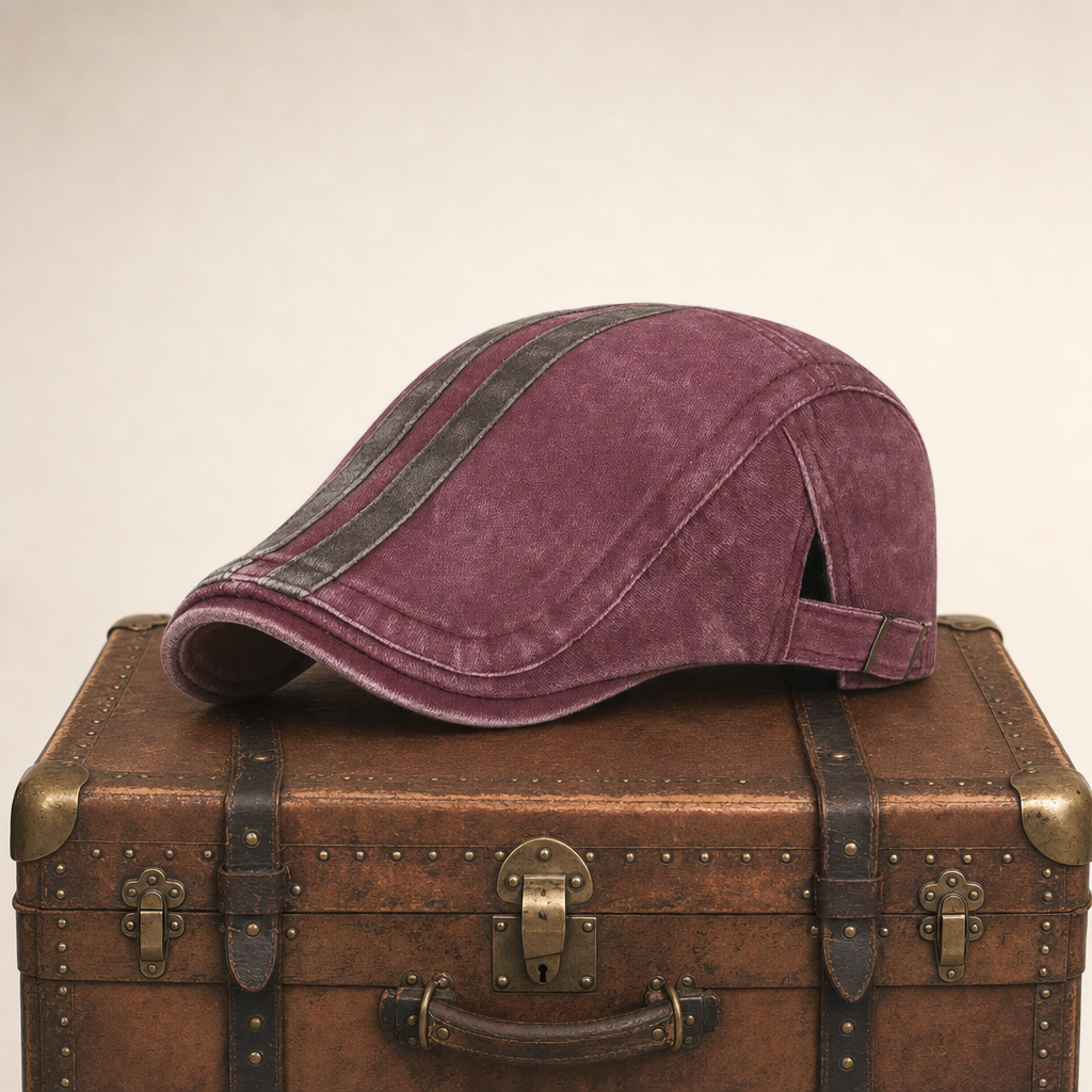Casquette en denim rayé — ROYE