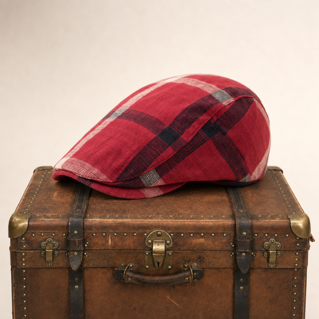 Casquette à carreaux rétro — BRETEUIL
