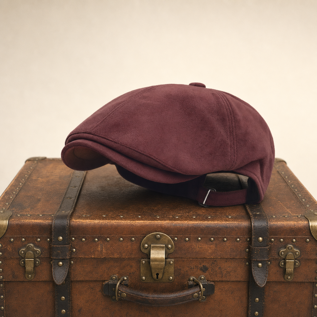 Casquette chaude en cuir mélangé — BAILLEUL