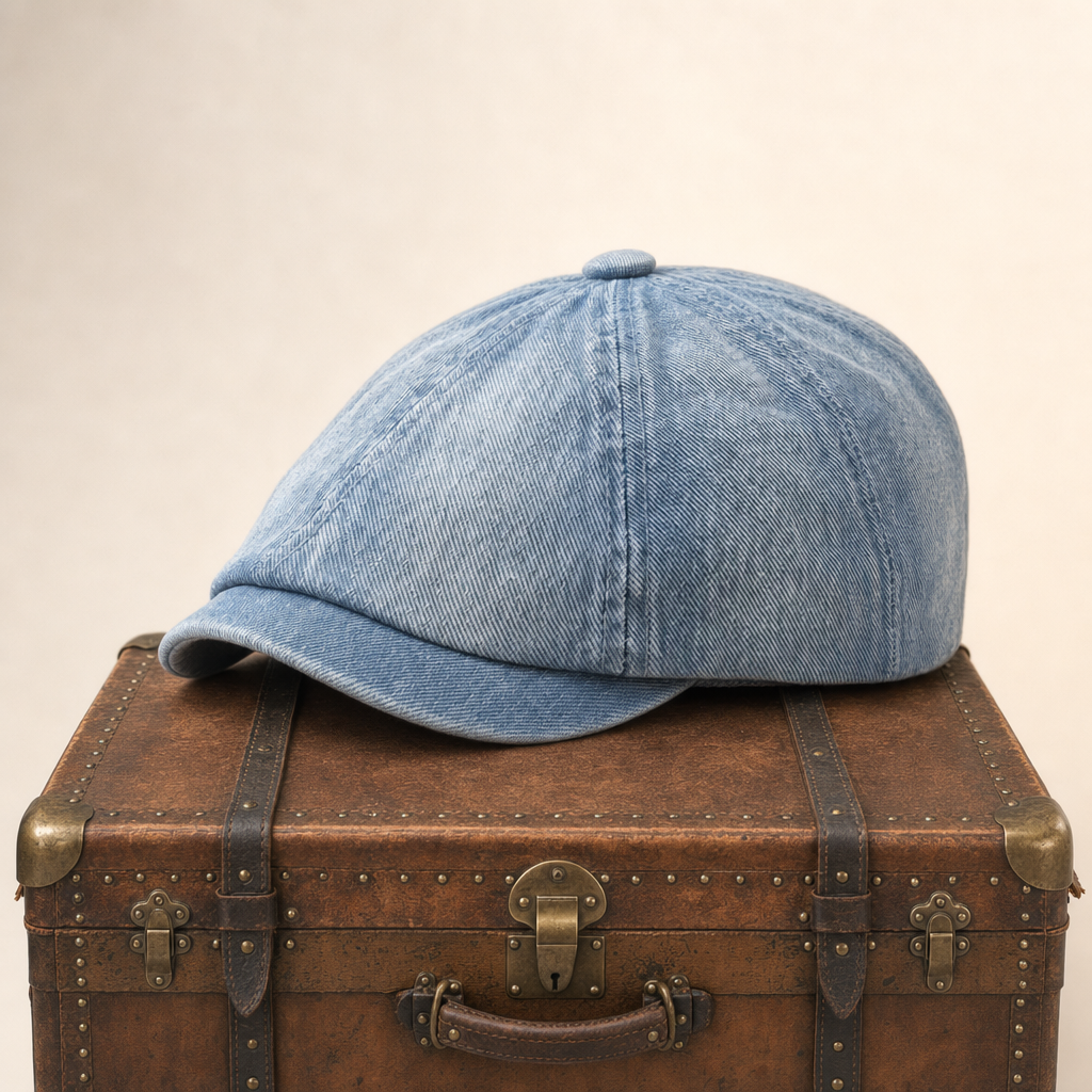 Casquette gavroche en denim — AILLY