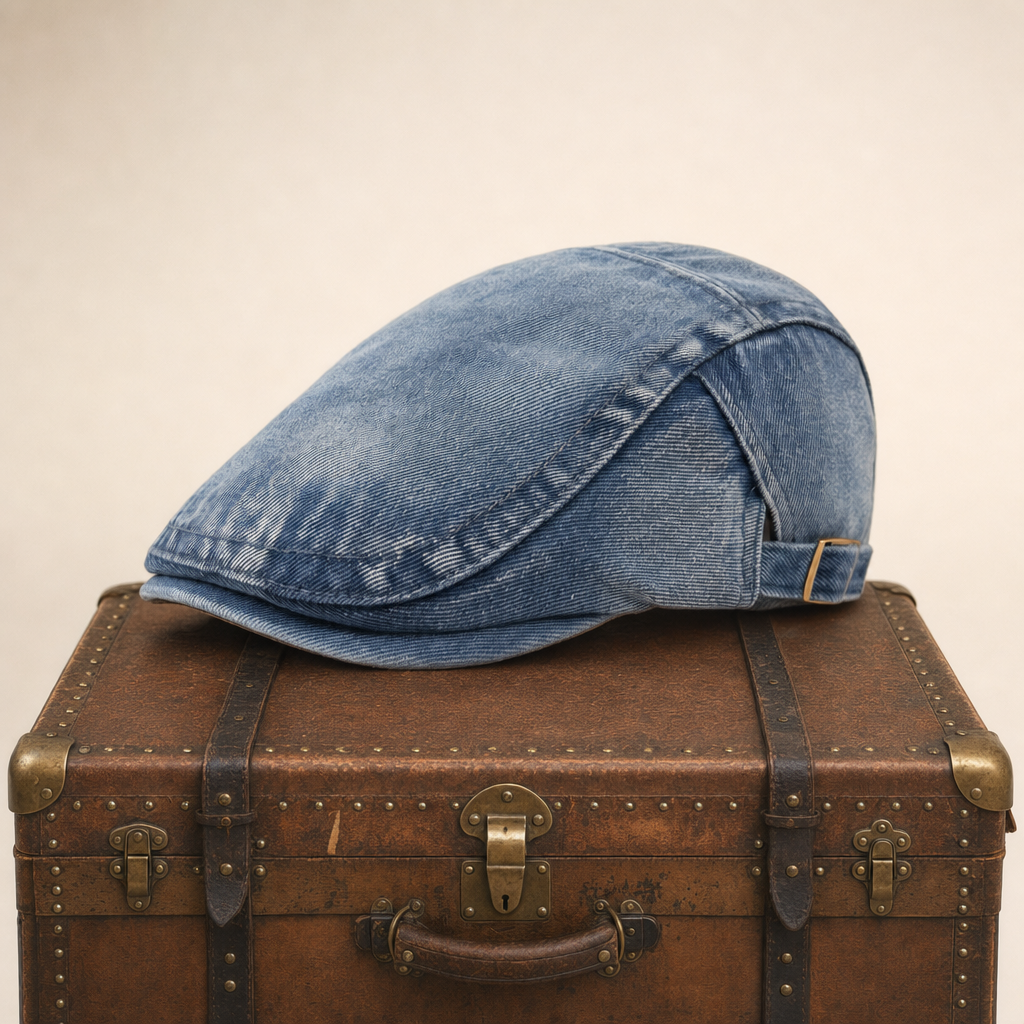 Casquette en denim délavé — DESVRES
