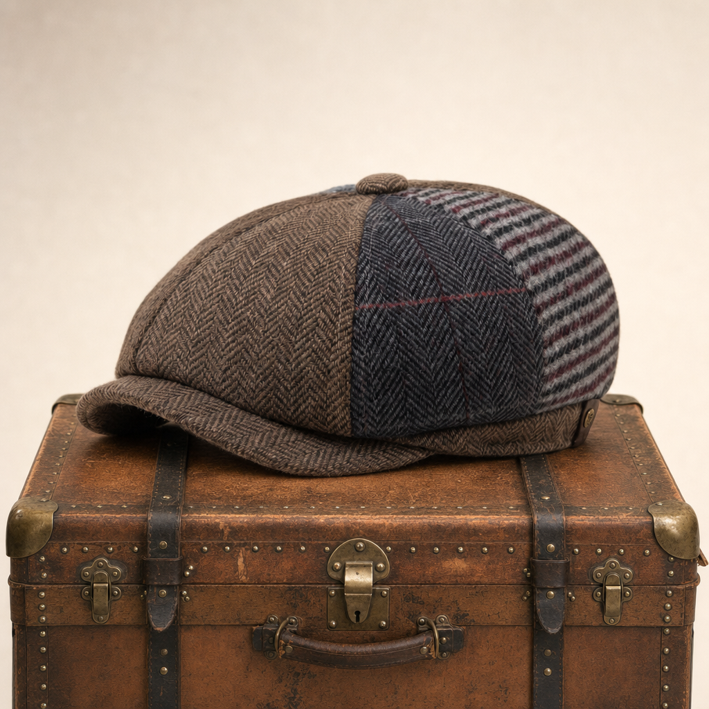 Casquette en laine patchwork — TRELON