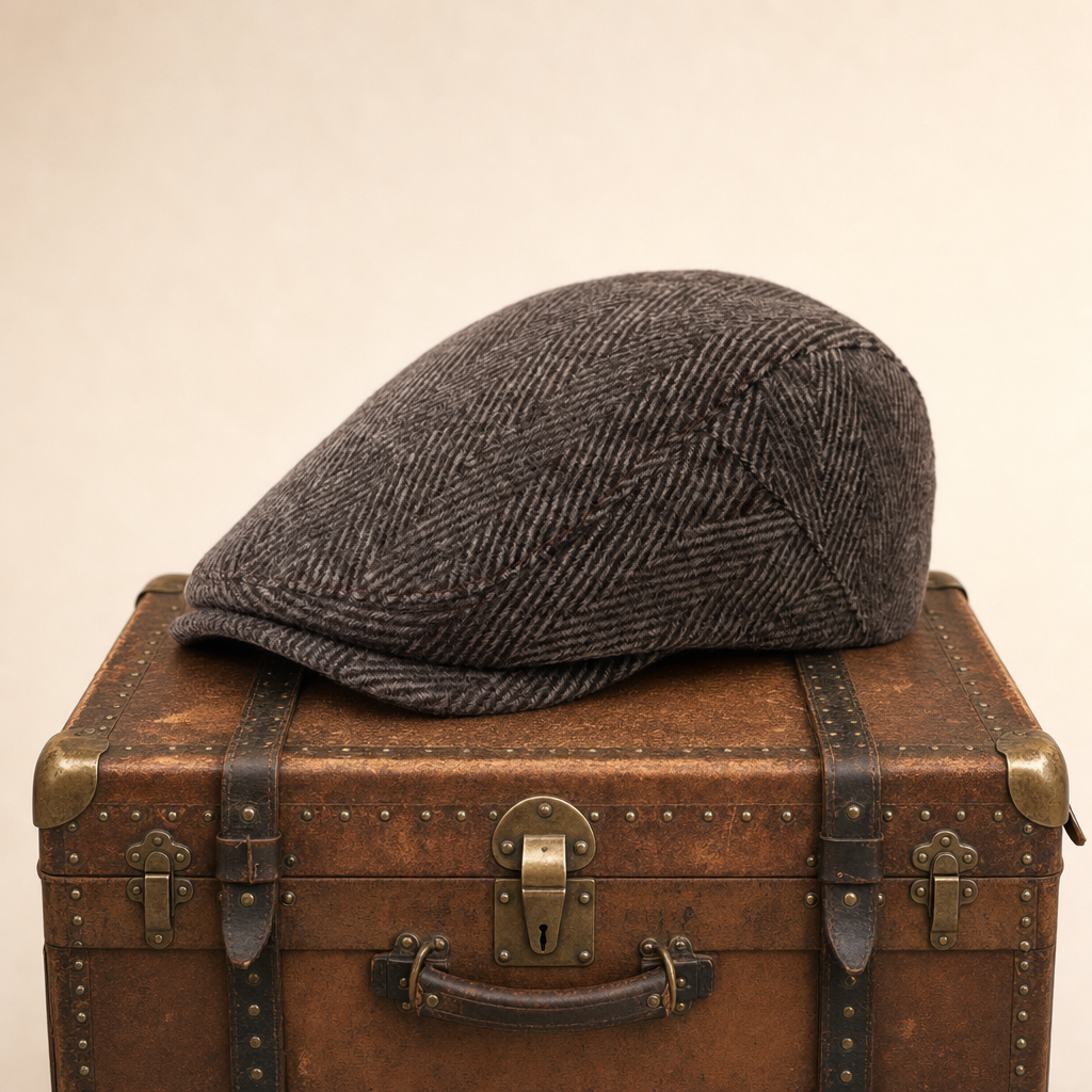 Casquette en laine à chevrons — MARCHIENNES