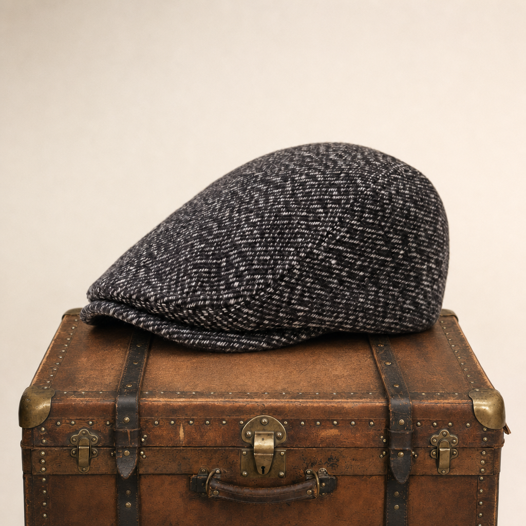 Casquette plate en tweed — BRUAY