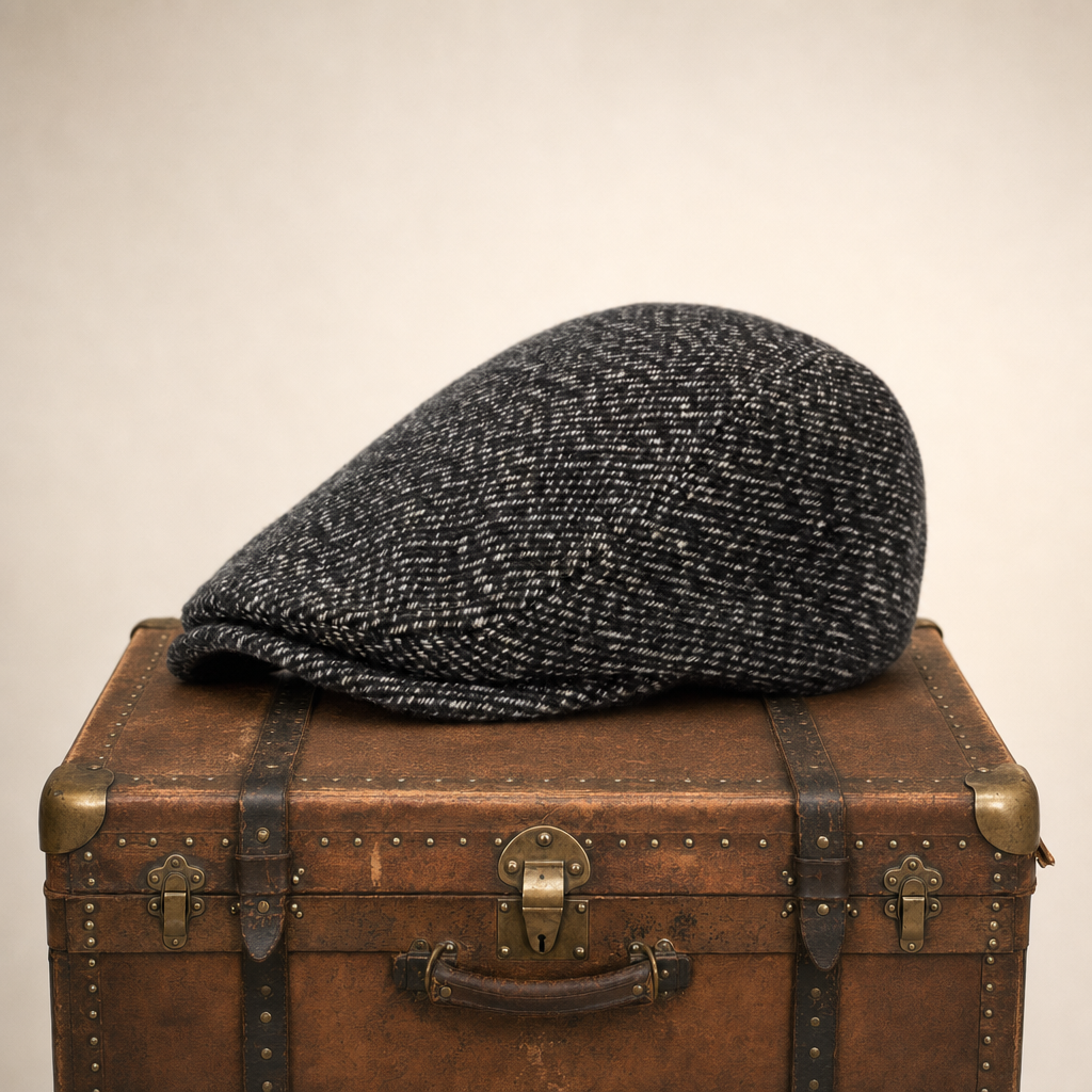 Casquette plate en tweed — BRAINE