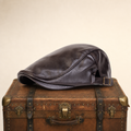 Casquette driver en cuir — STEENVOORDE